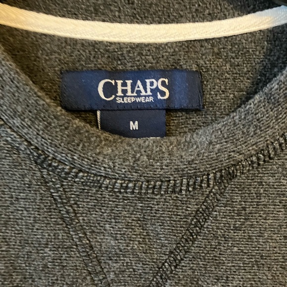 Chaps Men’s Crewneck Long Sleeve Sleepwear T-Shirt Size M RN #123187 - Picture 3 of 3